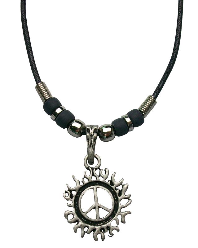 PEACE Sign Pendant Necklace