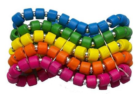RAINBOW Wood Bracelet