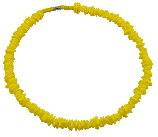 Yellow Rose Clam Shell NECKLACE
