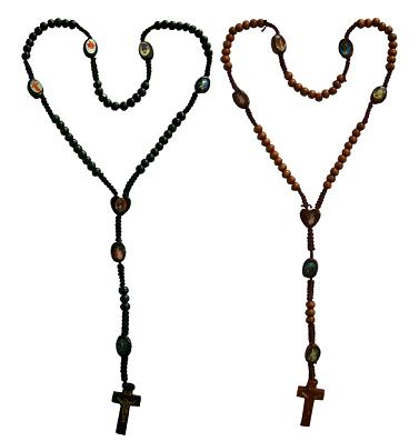 Wooden ROSARY Necklace