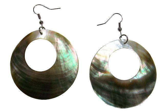 Shell EARRINGS-Round/Cut Out