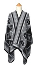 Women's Aztec Pattern  Shawl Wrap PONCHO Cape