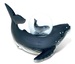Resin Black Humpback Whale Snow Globe