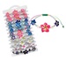 Crystal Fimo FLOWER Pendant with Heishi Beads Bracelet