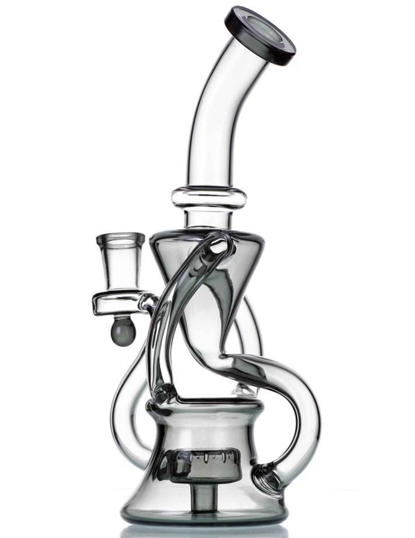 9'' Recycler Dab Rig Smoking Water PIPEs Bong