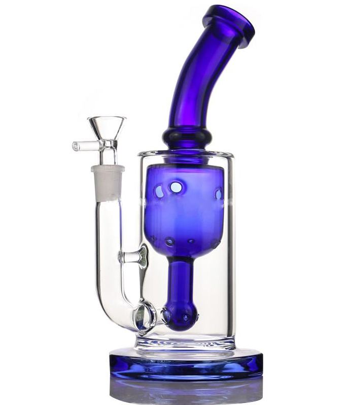 9'' Glass WATER PIPE Bong