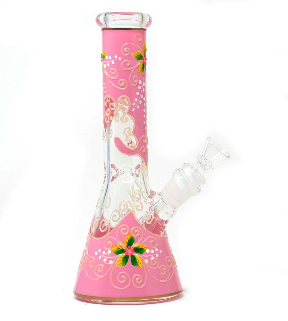 10'' Glowing in dark FLOWER pipe