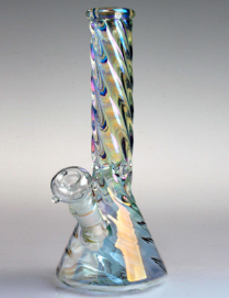12'' 5mm Twisting Beaker Glass WATER PIPE
