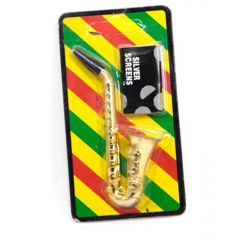 Saxophone Metal TOBACCO Smoking Pipe