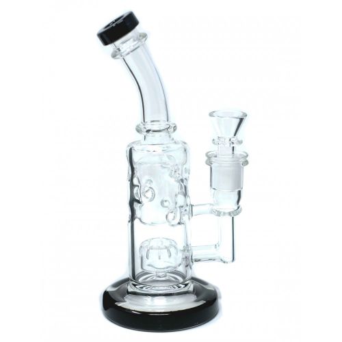 8.5'' Heavy Straight Glass Water PIPE with Matrix Perc