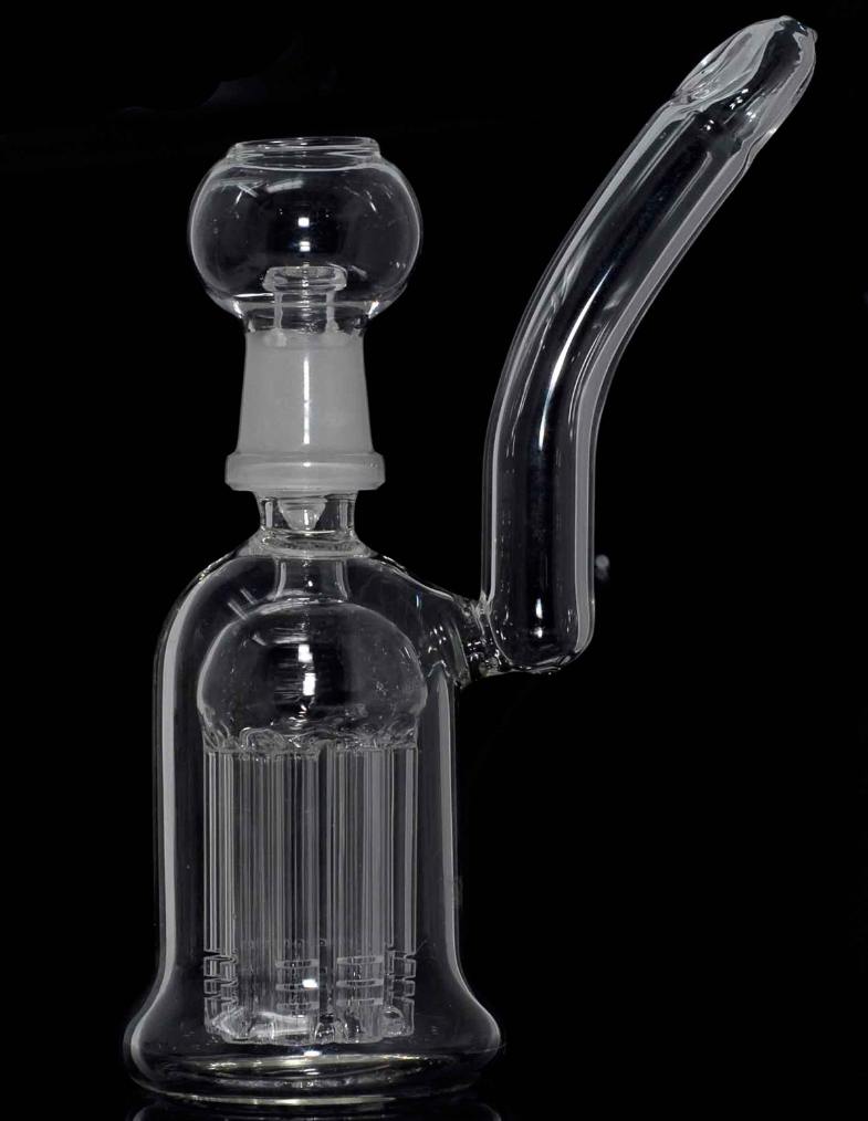 6'' 8 Arms Tree Percualtors Glass WATER PIPE