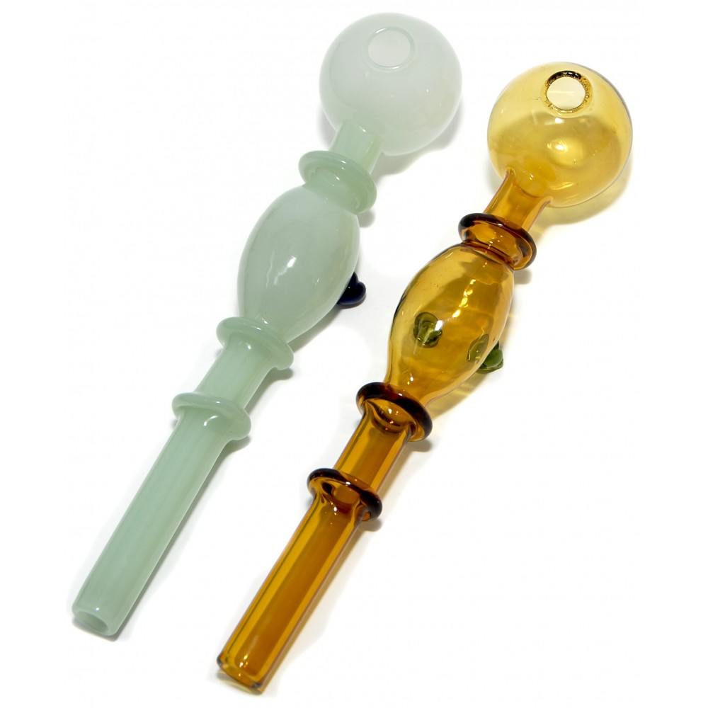 5'' Straight glass smoking oil burner bubble