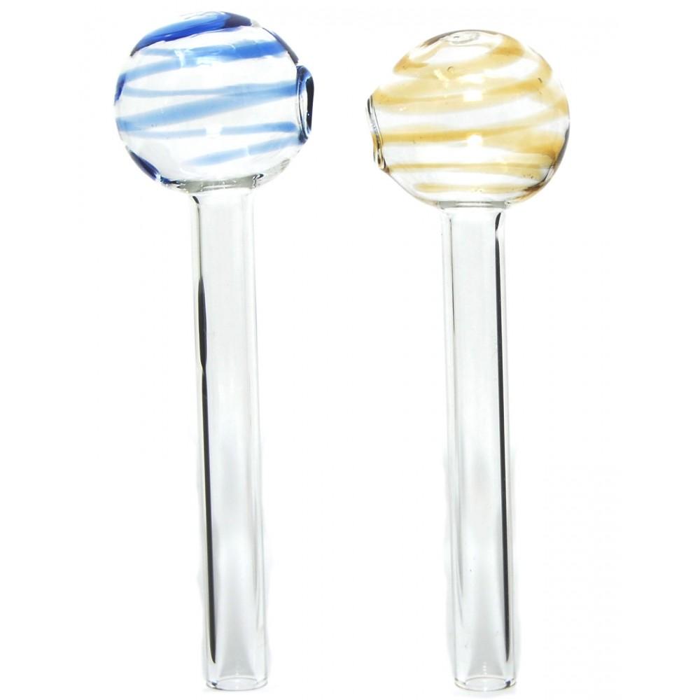 4'' Swirl lollipops Glass OIL BURNER Pipes