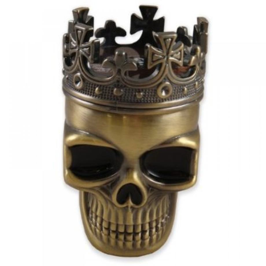 King Crowned SKULL Herb Grinder