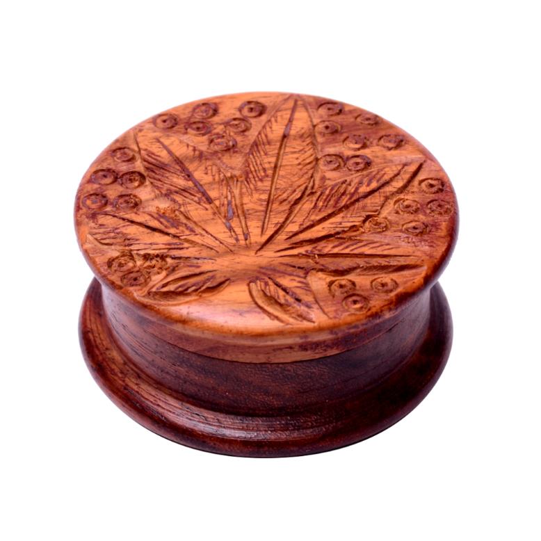 Leaf Wood Rosewood Herb TOBACCO Spice Grinder