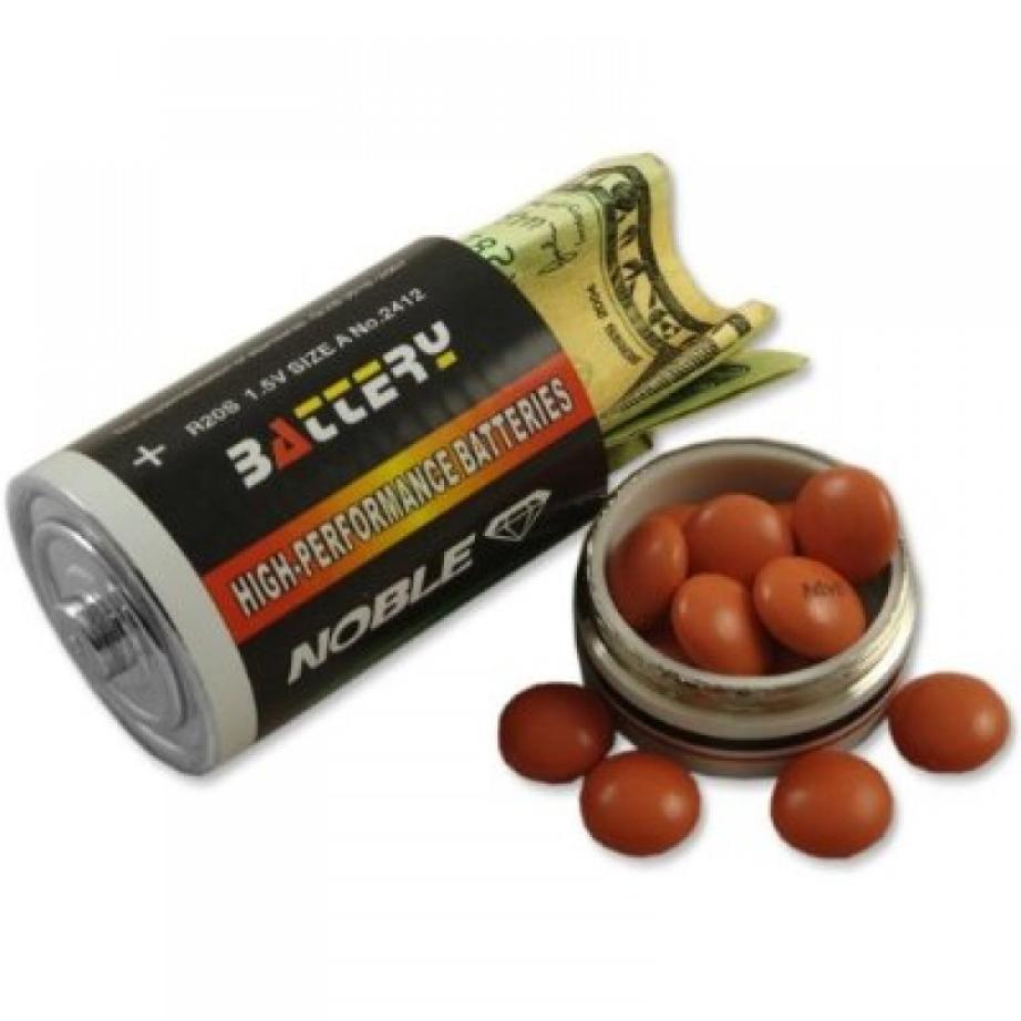 Amazing D BATTERY Money and secret stash Diversion safe