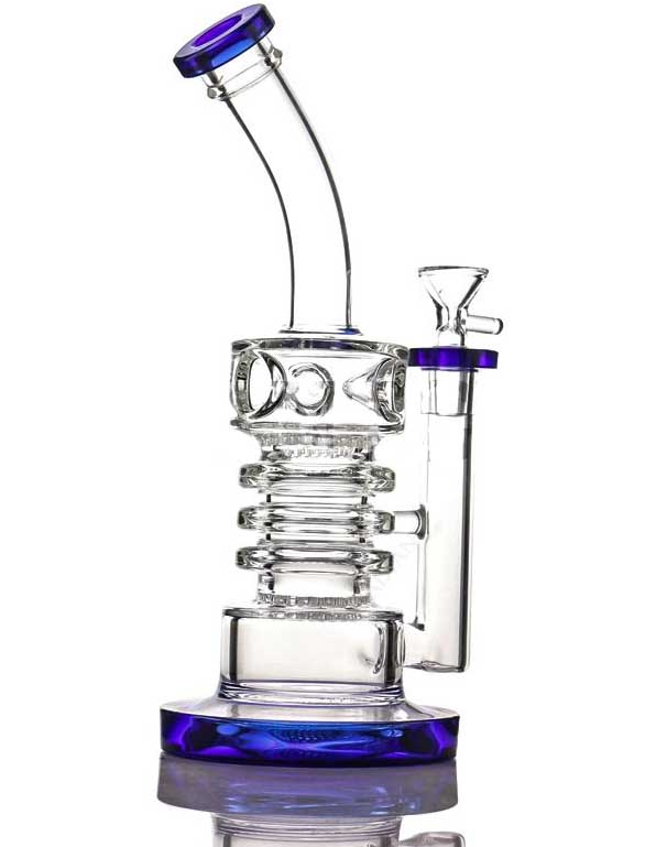 10'' Glass Water PIPE with honeycomb