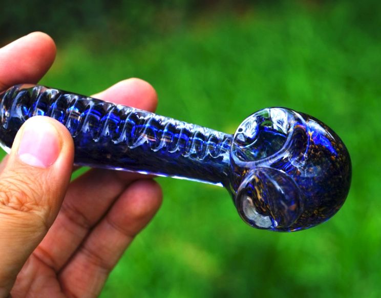 5.5'' Glass Thick Spoon Hand PIPE