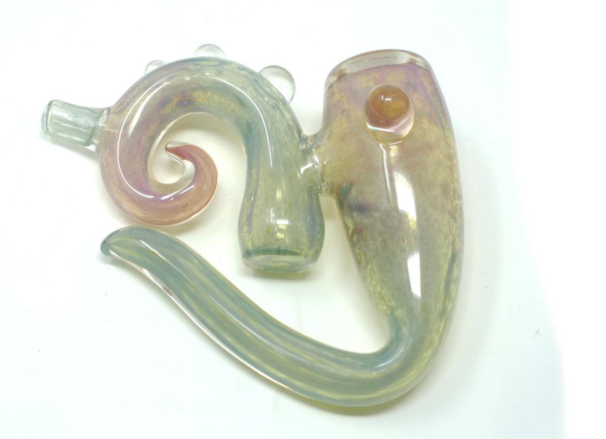 4'' Tentacle Glass hand PIPE