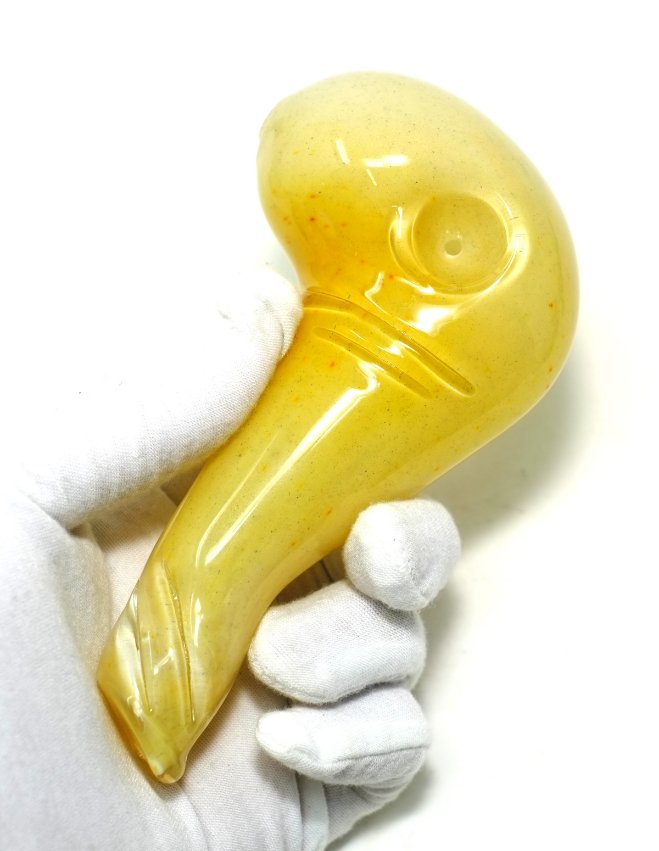 5.5'' Chicken Thign GLASS Hand Spoon PIPE