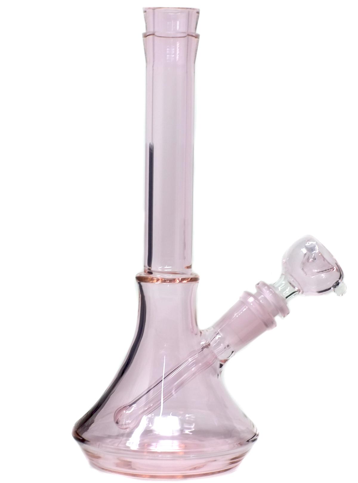 10'' Pink Glass Bong PIPE