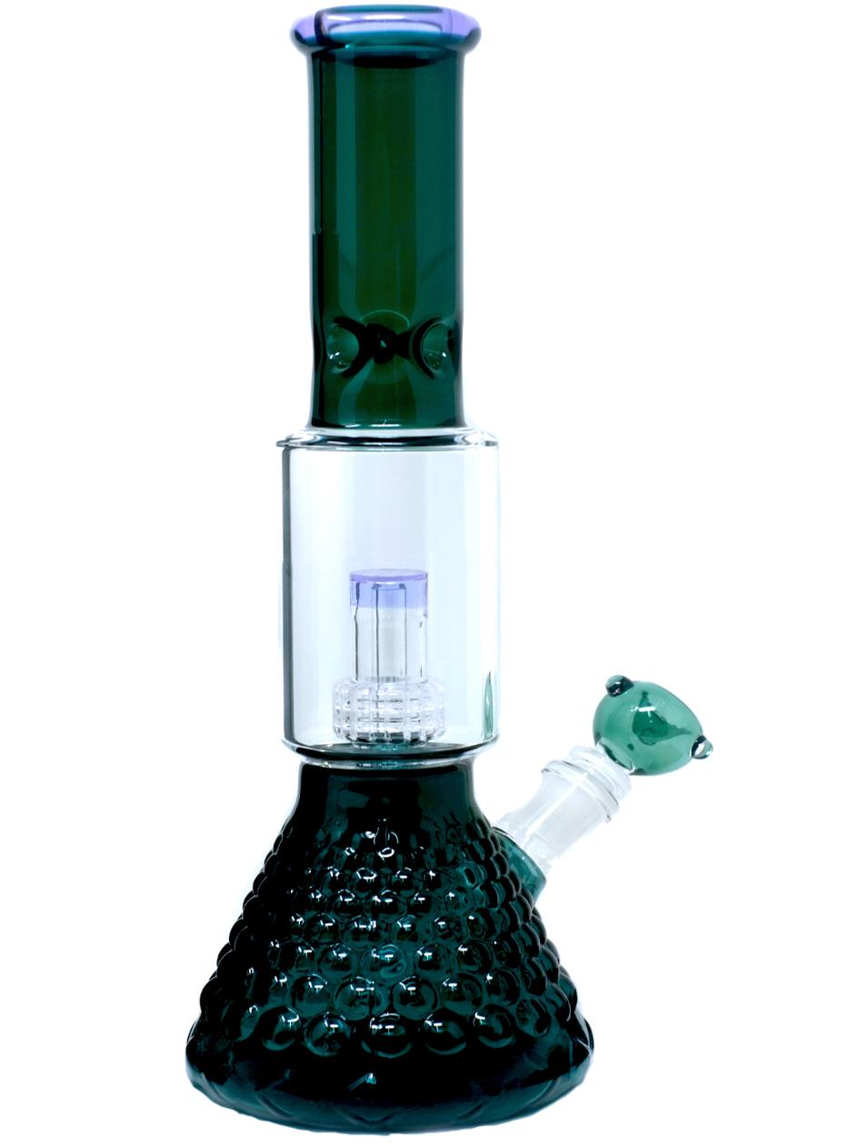 12'' Beaker Wide Open Glass Water Bong PIPE