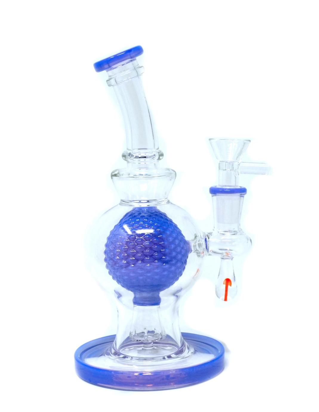 9'' Glass Ball Design WATER Bong PIPE