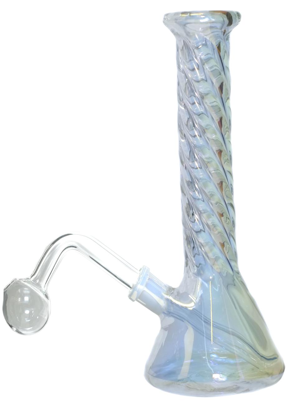 7'' Mini Twisting Beaker GLASS Oil Burner PIPE