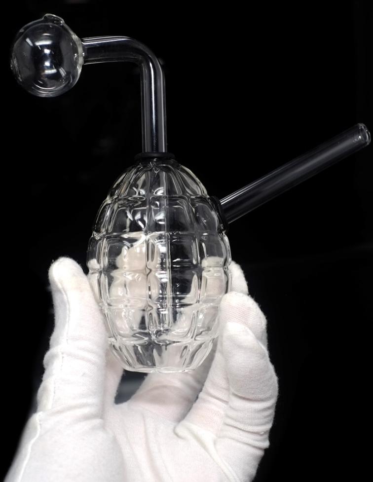5'' Grenade Glass Oil Burner Water PIPE Kit