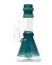 8'' Glass Water PIPE Light Blue with Showerhead Perc Bong