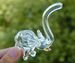 4''Clear Mini long nose elephant PIPE