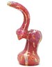 8'' Import Red Bubbler GLASS PIPE