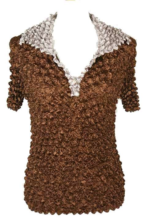 Two Color Popcorn T-SHIRT Short Sleeve