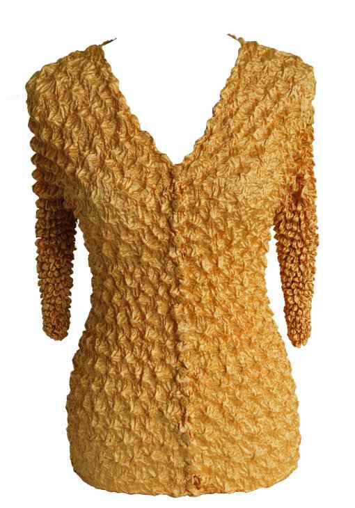 V-Neck Long Sleeve Cardigan Popcorn SHIRT