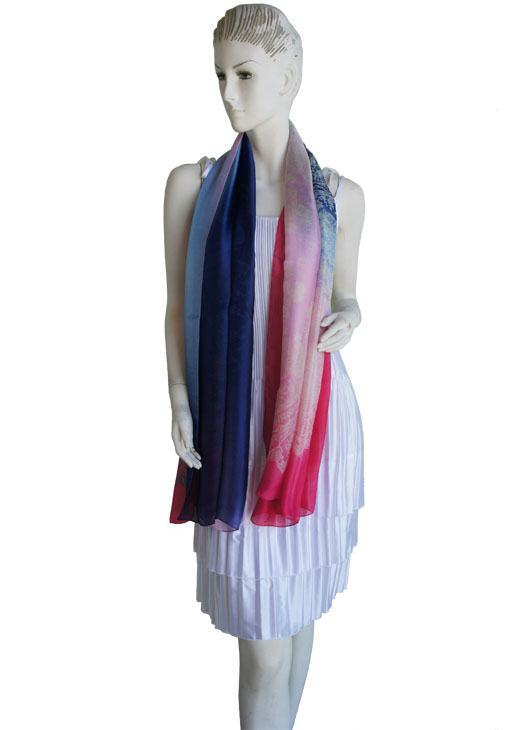 Two Tone Summer Weight SCARF