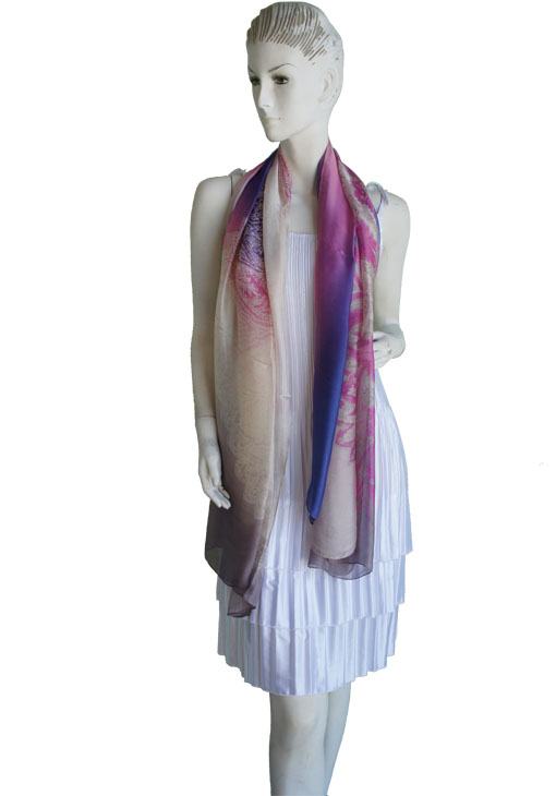 Two Tone Summer Weight SCARF