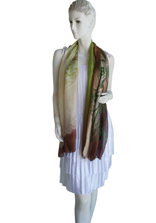 Two Tone Summer Weight SCARF