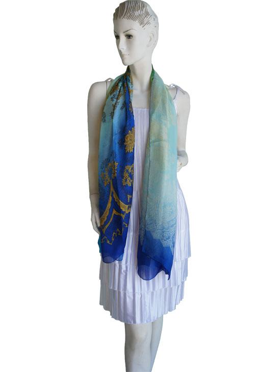 Two Tone Summer Weight SCARF