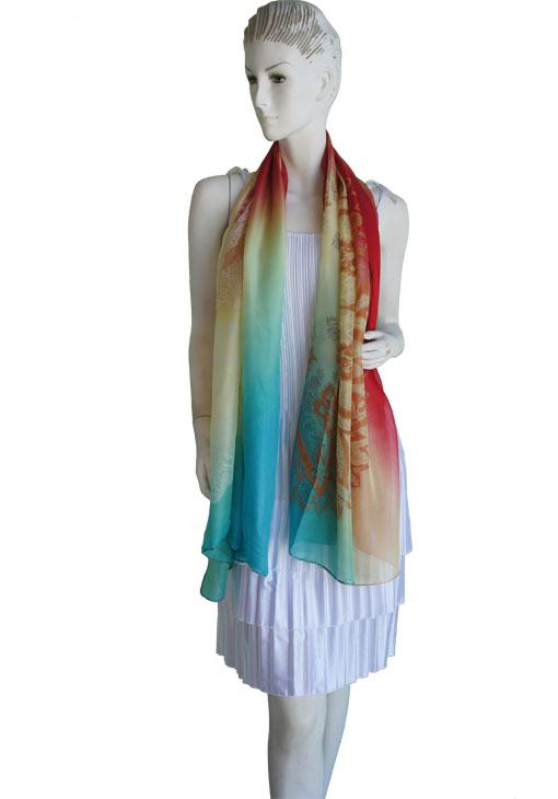 Two Tone Summer Weight SCARF