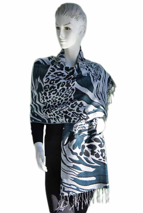 SCARF with Animal Print
