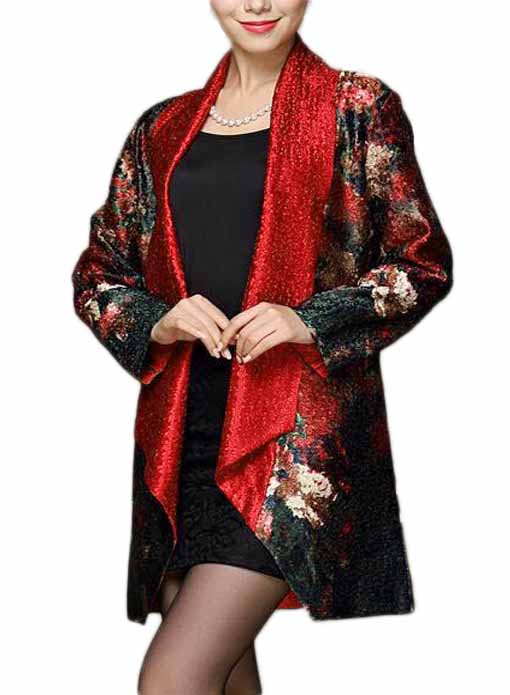 Art Crush Jacket with Multi Print