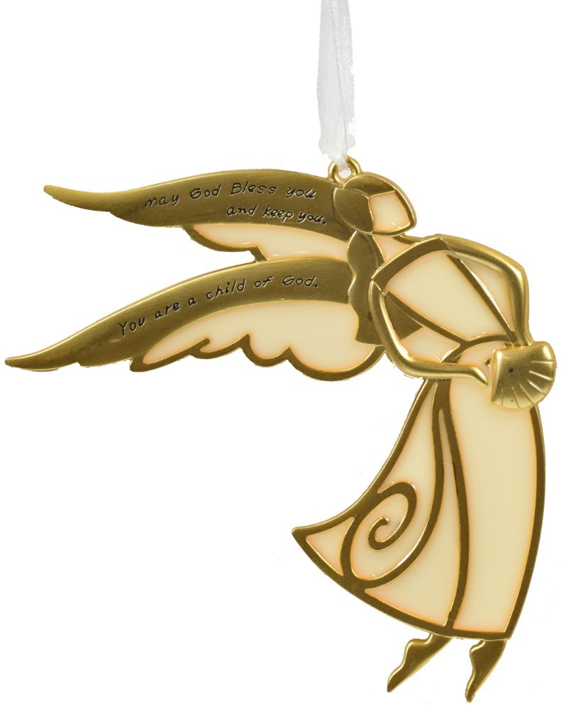 Angel Ornament - God Bless