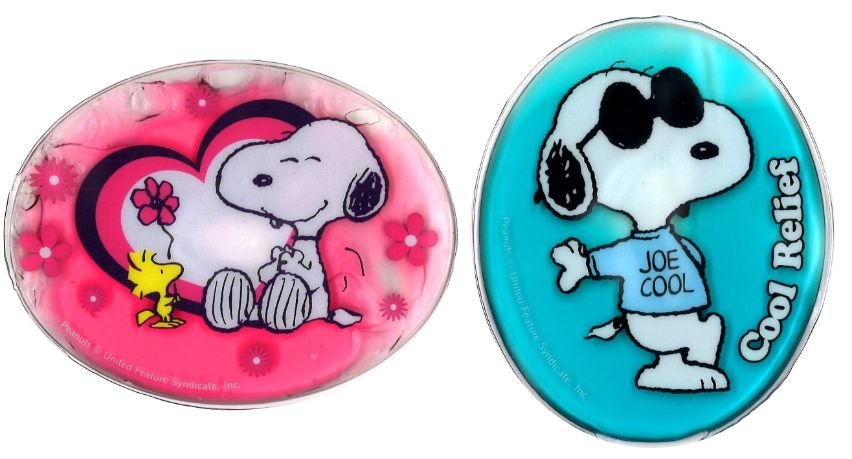 Snoopy Reusable Gel Hot & Cold Packs - Pack of 6