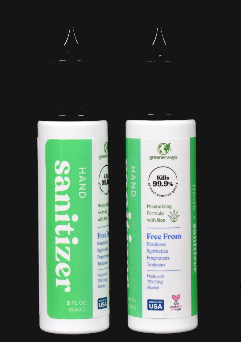 Greenerways Organic Liquid Hand Sanitizer - 2 oz.