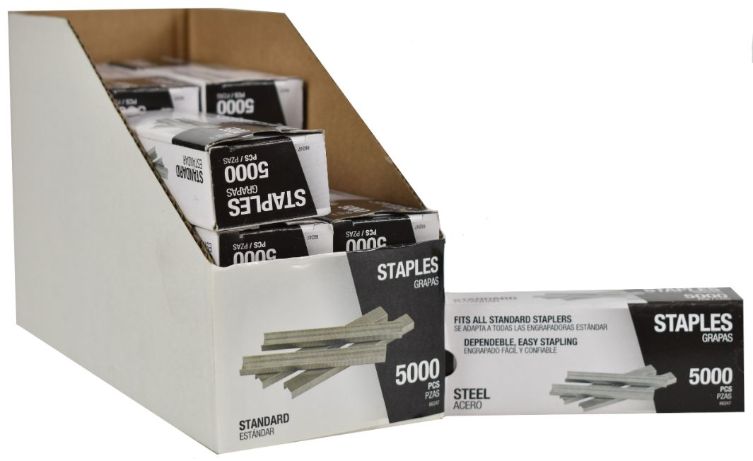 Box of 5,000 Standard Staples
