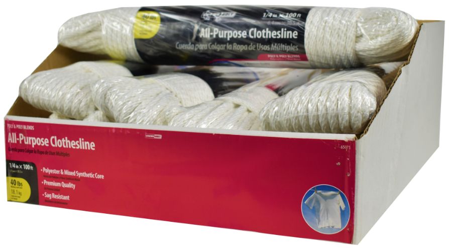 All-Purpose Clothesline - 1/4'' x 100ft.