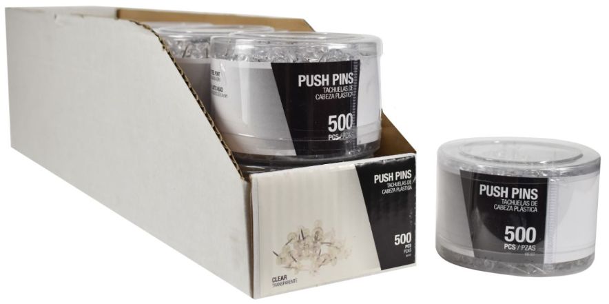 Push Pins - Pack of 500