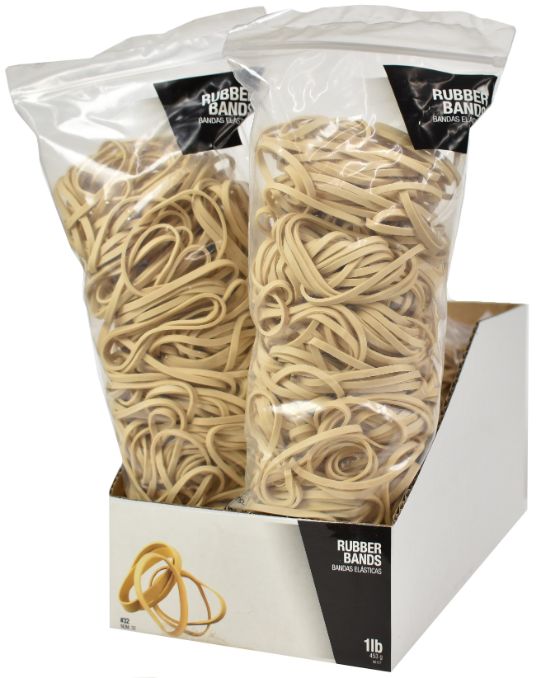 #32 RUBBER BANDS - 1 Lb. Package