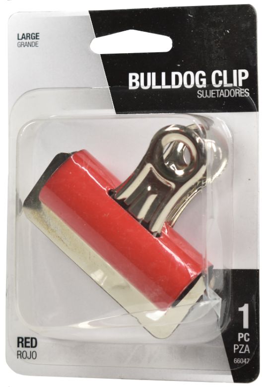 Red Bulldog Clip - Large