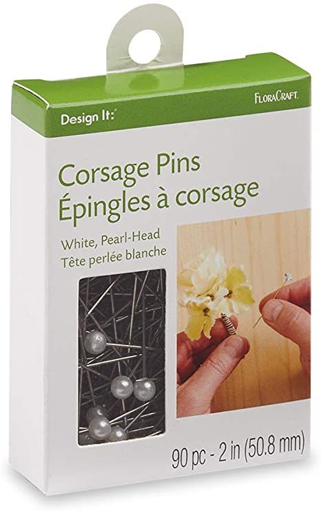 90 Piece Pearl Corsage Pins